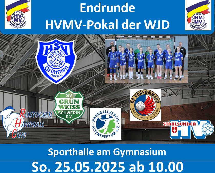WJD Gastgeber für Endrunde HVMV-Pokal